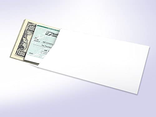 7 Coin Blank Envelope White