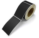 Rectangle Inventory Color Coding Labels - Black - 3 x 5