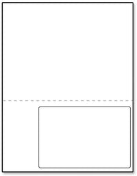 Integrated Label Form 1 Label 6 x 4