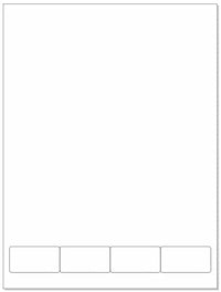 Integrated Lab Label Form 4 Labels 2 x 1