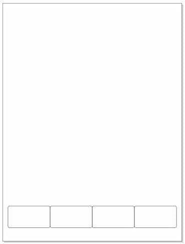 Integrated Lab Label Form 4 Labels 2 x 1