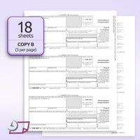 "New" 1099-NEC Forms for 2024, 4-Part  Tax Forms,  vendor kit of 50 Forms & Envelopes.