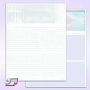 Blank Hologram Premium Laser Computer Checks, Three Colors - High-Security, Check on top.