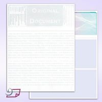 Blank Hologram Premium Laser Computer Checks, Three Colors - High-Security, Check on top.