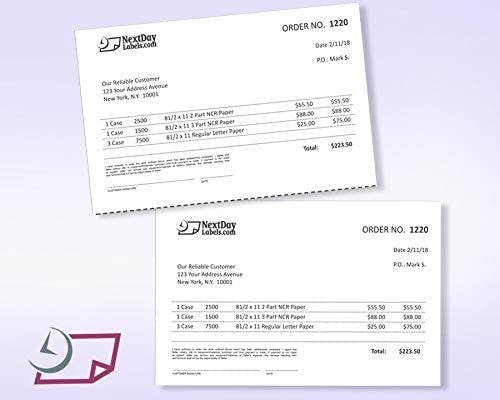 8-1/2 x 11" 20# Laser cut sheet, 1 Horizontal perf at 5-1/2" White
