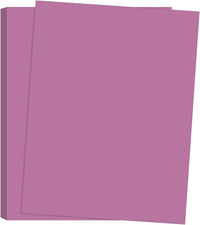 8-1/2 x 11" Letter, 67 Lb. Cover Card Stock, Grape