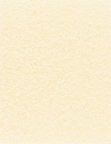 8-1/2 x 11" 65 lb. Parchment Cover Cardstock, Natural