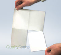 8-1/2" x 11" White Laser Cards, 4 per page Extra Heavy