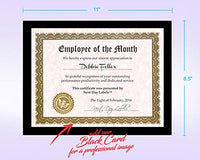 8-1/2 x 11" Letter, 67 Lb. Cover Card Stock, Black