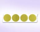 2" Round Seals Gold Metallic Certificate Wafer Seals Serrated Edge