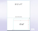 Integrated Label Form 1 Label 6 x 4