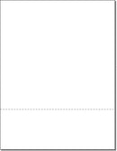 8-1/2 x 11" 20# Perforated Paper, 1 Horz. perf @ 3" from bottom