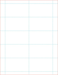 8-1/2x11" Laser cards, 3.5x2" White
