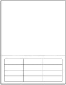 Integrated Label Form 12 Labels 2.5 x 3/4
