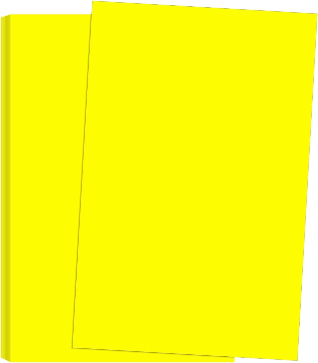 11 x 17" Ledger Size, Lemon Cover Card Stock