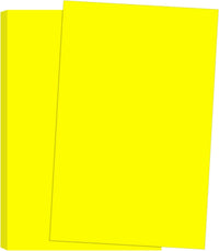 11 x 17" Ledger Size, Lemon Cover Card Stock