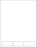 Integrated Lab Label Form 3 Labels  2.5 x 1