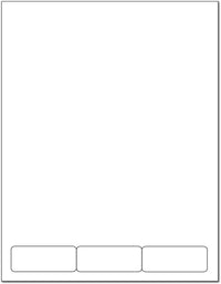 Integrated Lab Label Form 3 Labels  2.5 x 1
