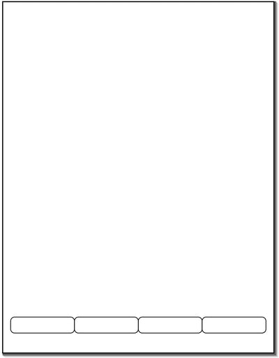Integrated Lab Label Form 4 Labels 2 x 1/2"