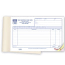 8-1/2 x 5-1/2" Classic, Horizontal Sales Book, Available In 2 or 3 Parts.