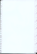 9-1/2 x 14" Continuous Paper  20# White, 1 Part, Side Perfs