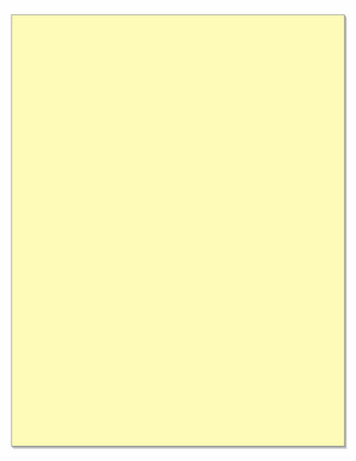 Letter Size Carbon Copy Paper CFB Canary
