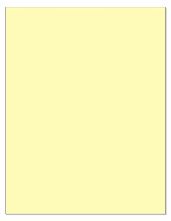 Letter Size Carbon Copy Paper CFB Canary