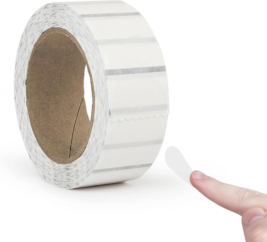 1.5" Round Clear Wafer Seals, Super Gloss, for Small Boxes & Envelopes