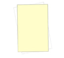 11 x 17" Laser Carbonless 2 Part Paper, Reverse, Canary & White