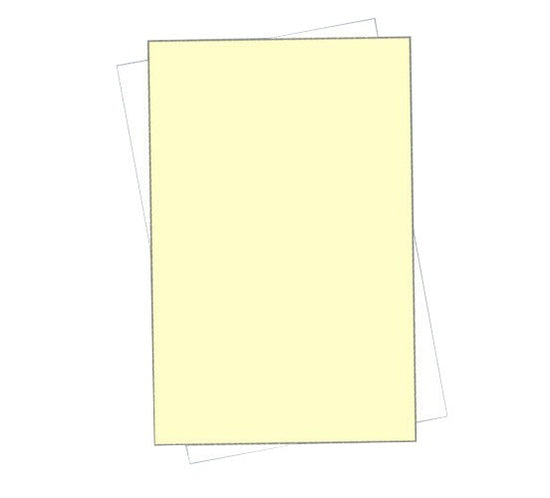11 x 17" Laser Carbonless 2 Part Paper, Reverse, Canary & White