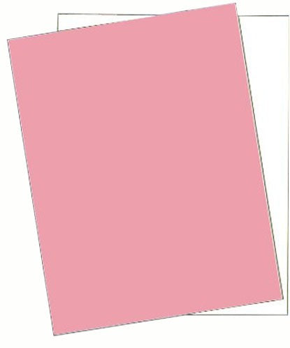 8-1/2 x 11" Laser Carbonless 2 Part Paper, Reverse, Pink & White