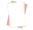 11 x 17" Laser Carbonless 3 Part Paper, Straight, White, Canary & Pink