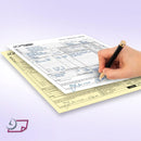 8-1/2 x 11" Laser Carbonless 2 Part Paper, Straight, White & Canary