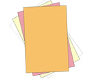 11 x 17" Laser Carbonless 4 Part Paper, Reverse, Gold, Pink, Canary & White