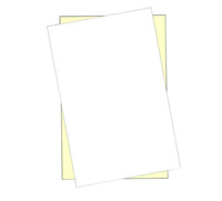 8-1/2 x 14" Laser Carbonless 2 Part Paper, Straight, White & Canary