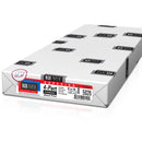 8-1/2 x 14" Laser Carbonless 4 Part Paper, Straight, White, Canary, Pink & Gold