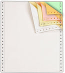 9-1/2 x 11" Continuous Paper 15# Color, 5 Part, Side Perfs
