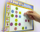 Smiley Labels Assorted Color 500 Labels, 1” Round