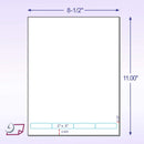 Integrated Lab Label Form 4 Labels 2 x 1/2"