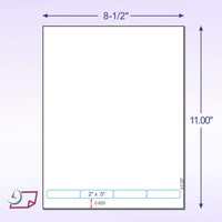 Integrated Lab Label Form 4 Labels 2 x 1/2"