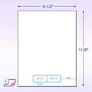 Integrated Lab Label Form 2 Labels 2 x 1
