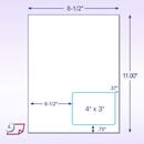Integrated Label Form 1 Label 4 x 3