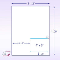 Integrated Label Form 1 Label 4 x 3