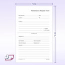 Maintenance & Repair, Request Forms, 5.5" x 8.5"