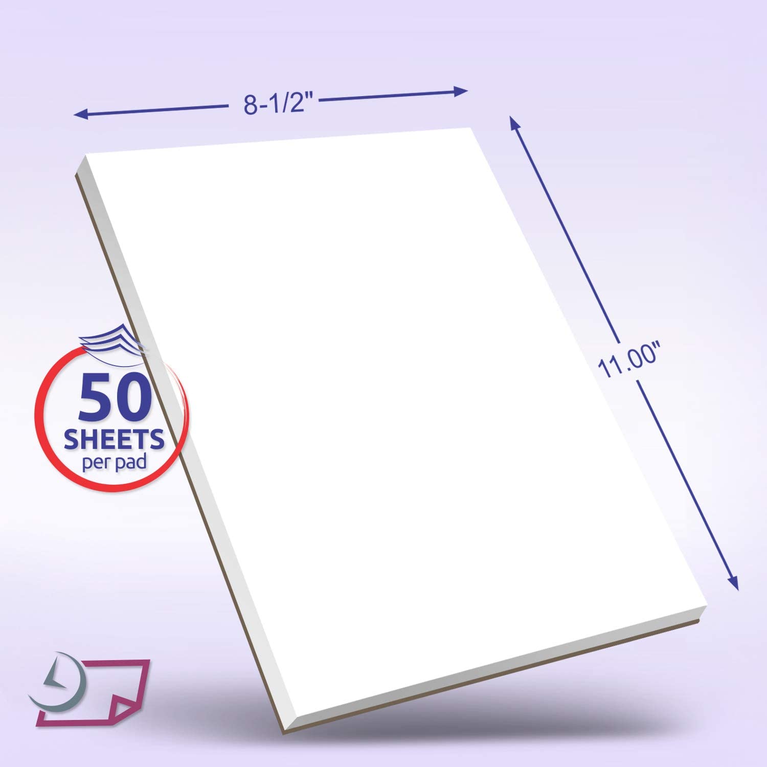 Blank Memo Pads 10 Pads 8.5 x 11