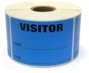 3" x 2" Fluorescent Blue Visitor Pass Labels