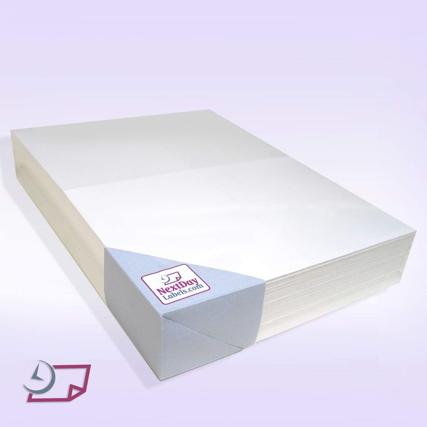 8-1/2 x 11" Laser Postcards, 8.5 x 5.5" White