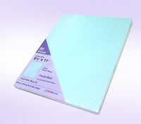 8-1/2 x 11" Letter Size, Pastel Blue Cover Card Stock