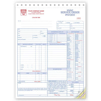 HVAC Service Work Order,  Form and invoice C