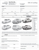 Auto Condition Form with Car / Van / SUV